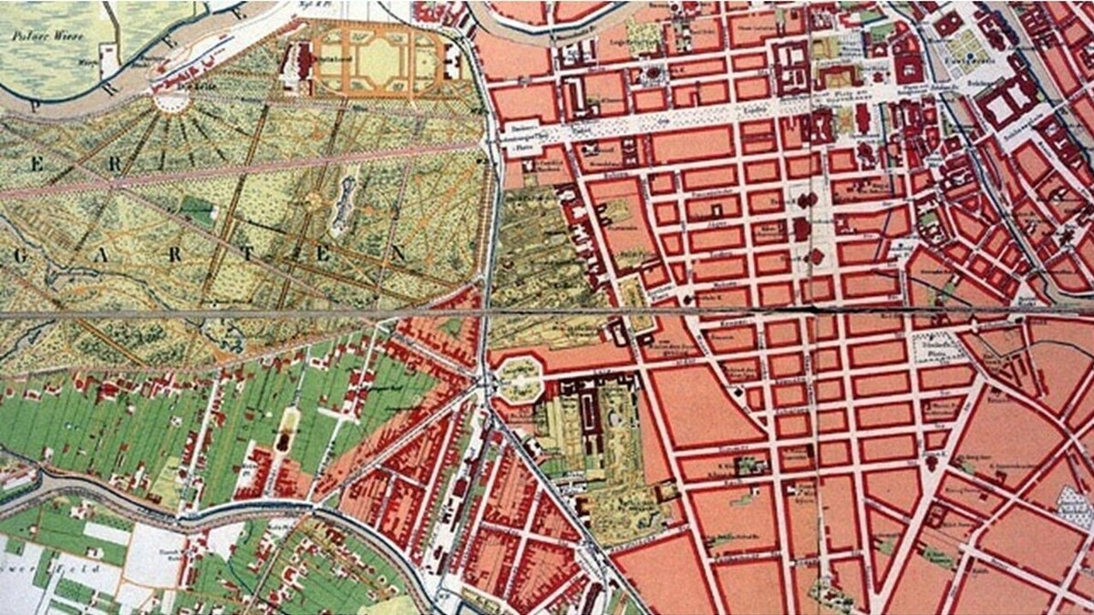 Berlin und Charlottenburg Slide 5: Berlin und Charlottenburg mit der nächsten Umgebung (Ausschnitt)